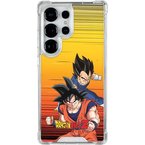 Dragon Ball Z Goku & Vegeta Galaxy S25 Ultra Clear Case